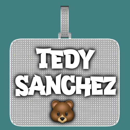 CUSTOM LETTER NECKLACE 3D BIG SQUARE