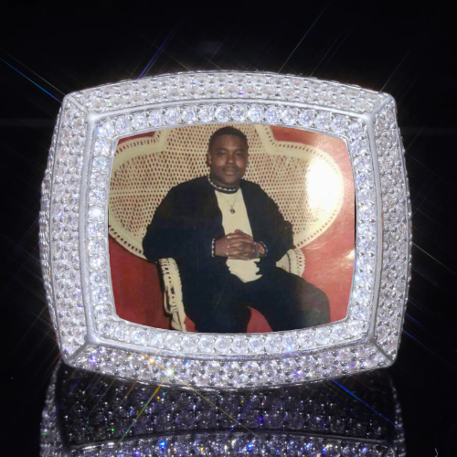 3D CUSTOM PICTURE ICED RING