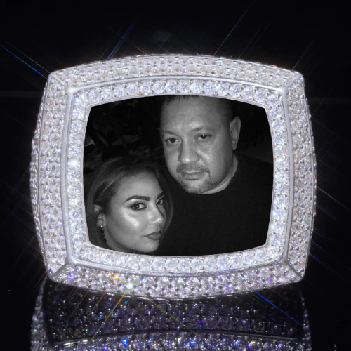 3D CUSTOM PICTURE ICED RING