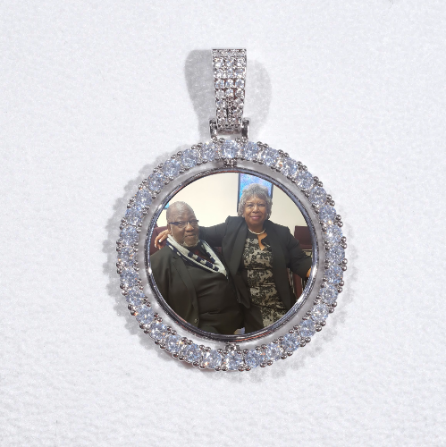3D Spinning 2-Faced Custom Picture Pendant