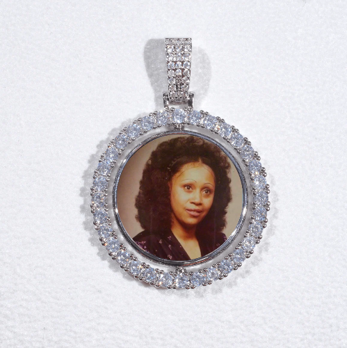 3D Spinning 2-Faced Custom Picture Pendant