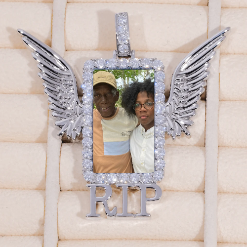 RIP WING 3D CUSTOM PICTURE PENDANT