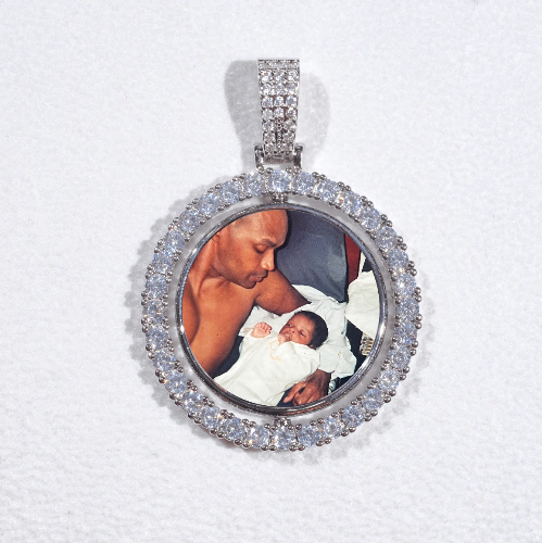 3D Spinning 2-Faced Custom Picture Pendant