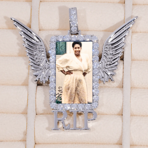 RIP WING 3D CUSTOM PICTURE PENDANT
