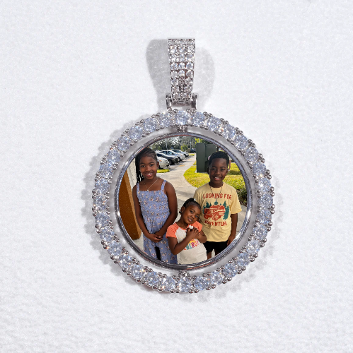 3D Spinning 2-Faced Custom Picture Pendant