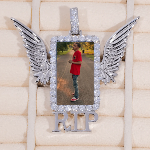 RIP WING 3D CUSTOM PICTURE PENDANT