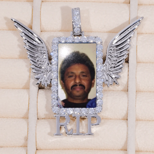 RIP WING 3D CUSTOM PICTURE PENDANT