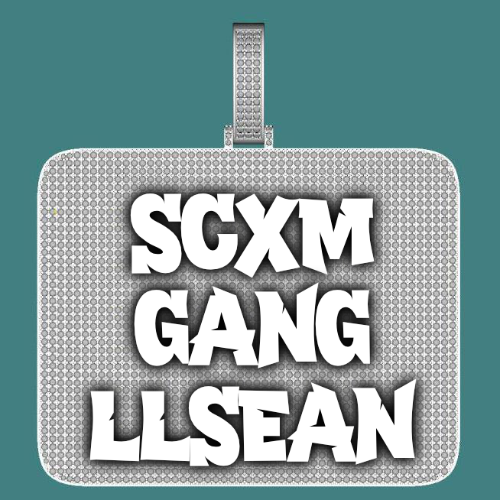 CUSTOM LETTER NECKLACE 3D BIG SQUARE