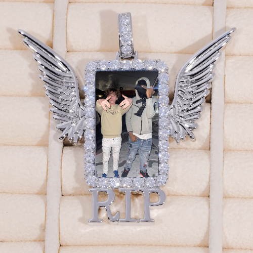 RIP WING 3D CUSTOM PICTURE PENDANT