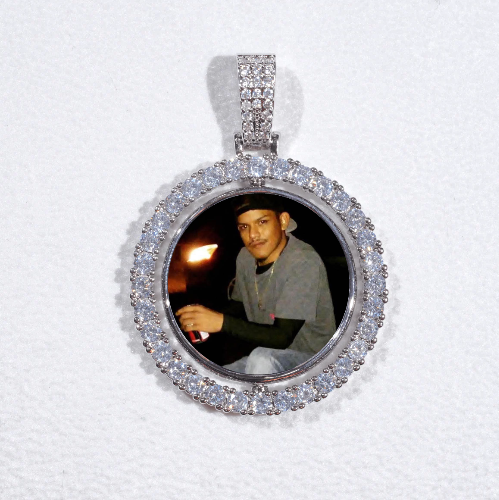 3D Spinning 2-Faced Custom Picture Pendant