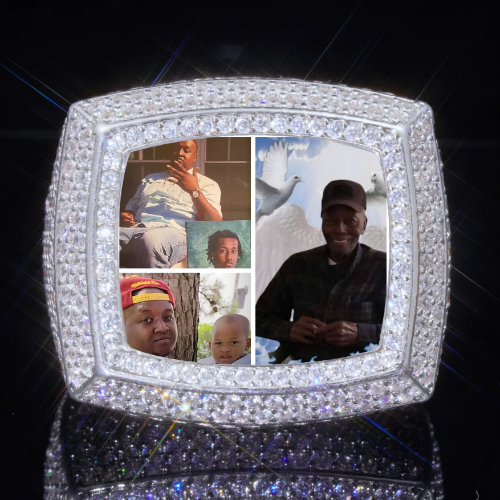 3D CUSTOM PICTURE ICED RING