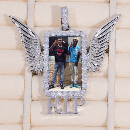 RIP WING 3D CUSTOM PICTURE PENDANT