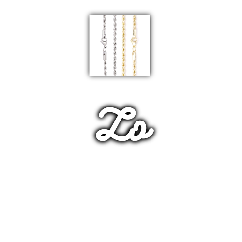 Script Custom Letter Necklace