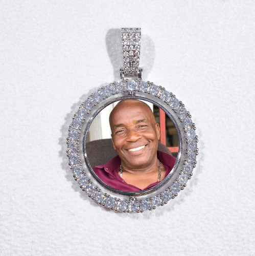 3D Spinning 2-Faced Custom Picture Pendant