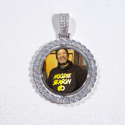 3D Spinning 2-Faced Custom Picture Pendant