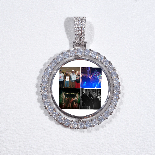 3D Spinning 2-Faced Custom Picture Pendant