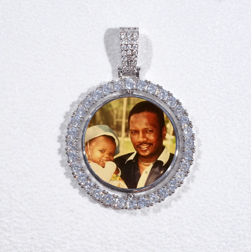 3D Spinning 2-Faced Custom Picture Pendant