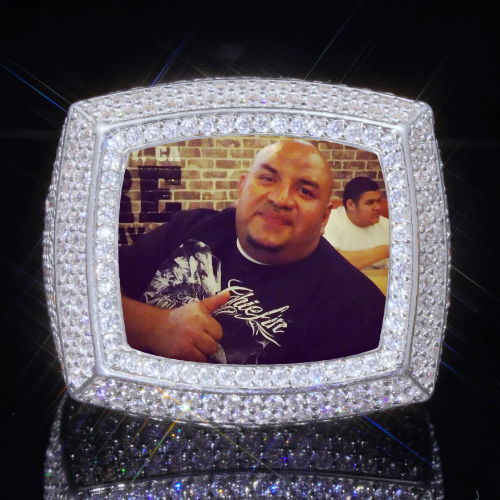 3D CUSTOM PICTURE ICED RING