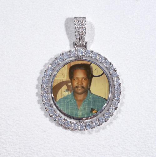 3D Spinning 2-Faced Custom Picture Pendant