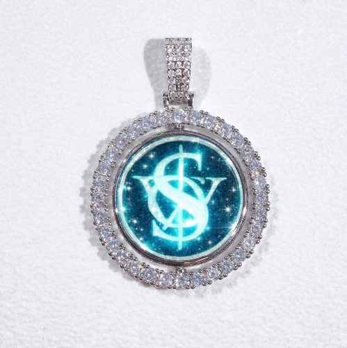 3D Spinning 2-Faced Custom Picture Pendant