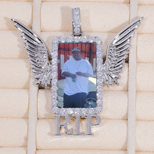 RIP WING 3D CUSTOM PICTURE PENDANT