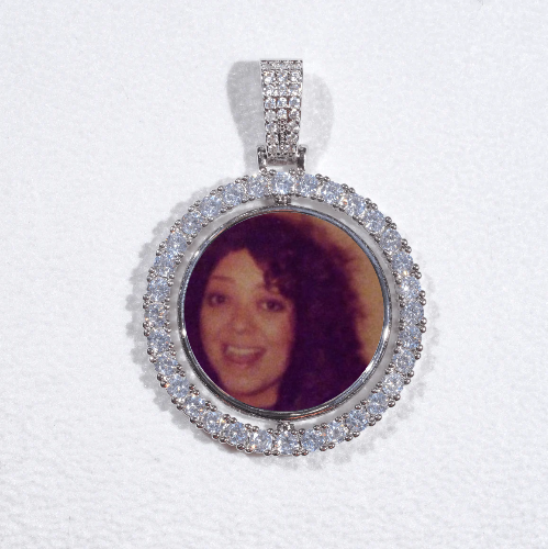3D Spinning 2-Faced Custom Picture Pendant