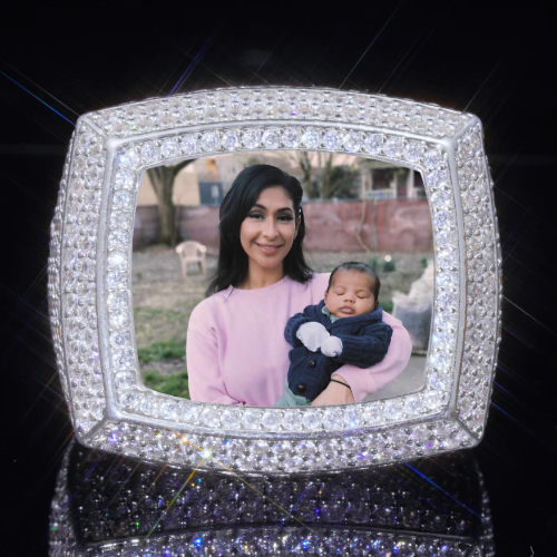 3D CUSTOM PICTURE ICED RING