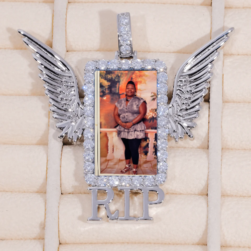 RIP WING 3D CUSTOM PICTURE PENDANT