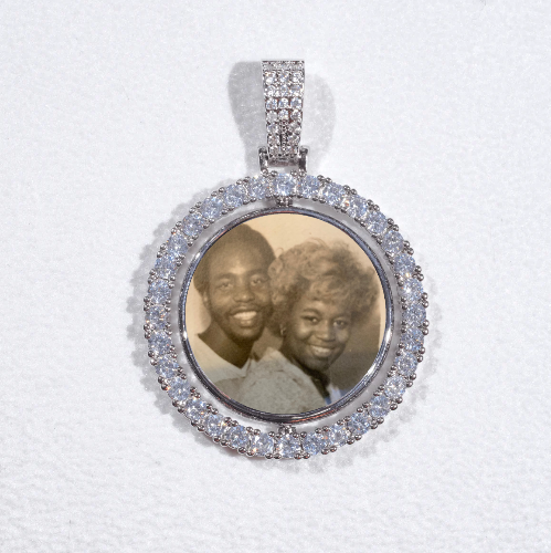 3D Spinning 2-Faced Custom Picture Pendant