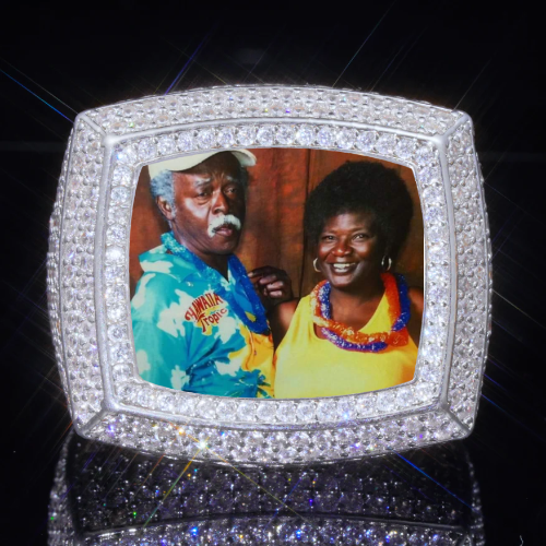 3D CUSTOM PICTURE ICED RING