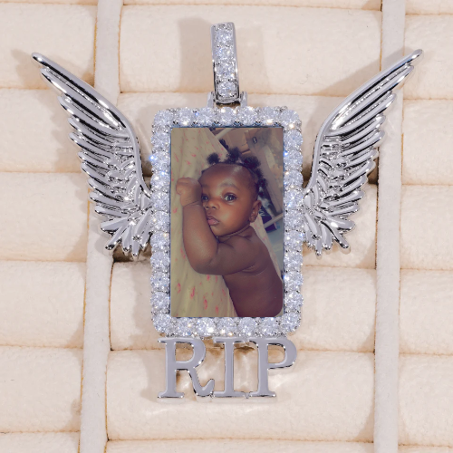 RIP WING 3D CUSTOM PICTURE PENDANT