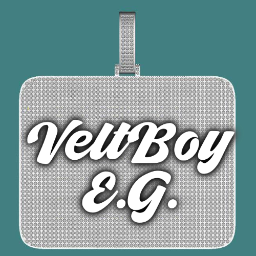 CUSTOM LETTER NECKLACE 3D BIG SQUARE