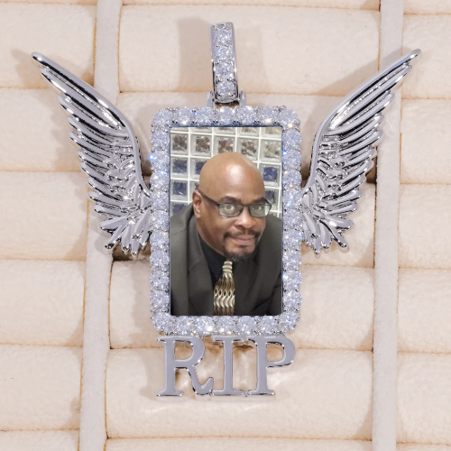 RIP WING 3D CUSTOM PICTURE PENDANT