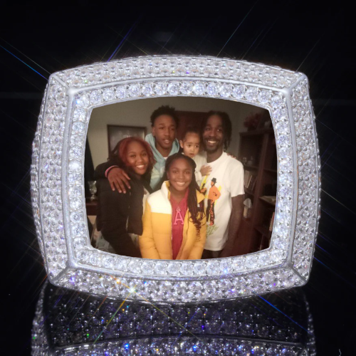 3D CUSTOM PICTURE ICED RING