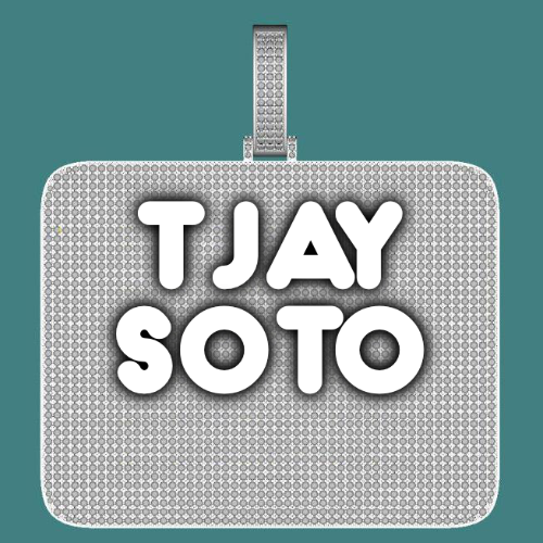 CUSTOM LETTER NECKLACE 3D BIG SQUARE