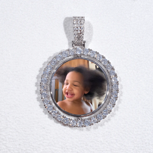 3D Spinning 2-Faced Custom Picture Pendant
