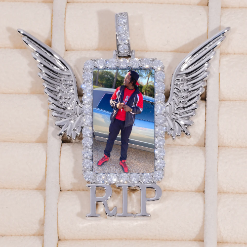 RIP WING 3D CUSTOM PICTURE PENDANT