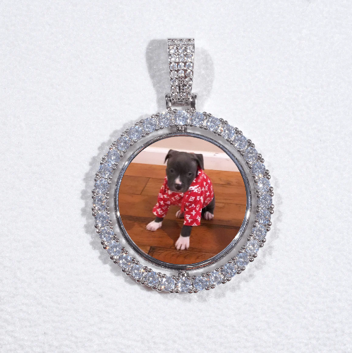 3D Spinning 2-Faced Custom Picture Pendant