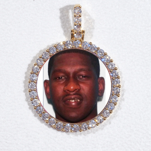 3D CIRCLE CUSTOM PICTURE PENDANT SMALL SIZE