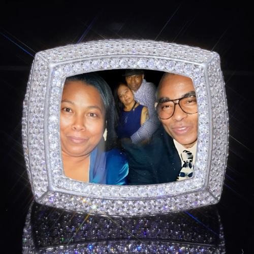 3D CUSTOM PICTURE ICED RING