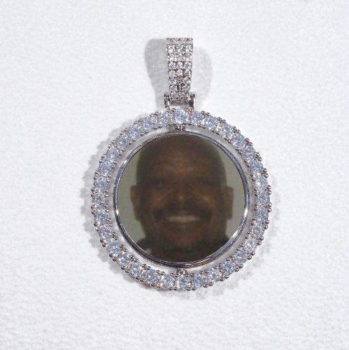 3D Spinning 2-Faced Custom Picture Pendant