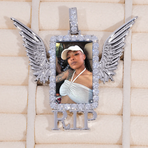 RIP WING 3D CUSTOM PICTURE PENDANT