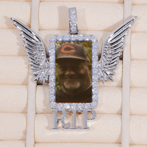 RIP WING 3D CUSTOM PICTURE PENDANT