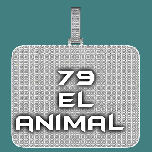 CUSTOM LETTER NECKLACE 3D BIG SQUARE
