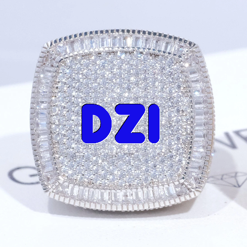 CUSTOM LETTER 3D ICED RING