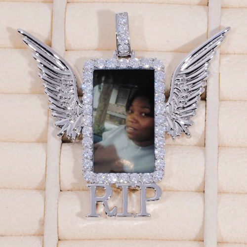 RIP WING 3D CUSTOM PICTURE PENDANT