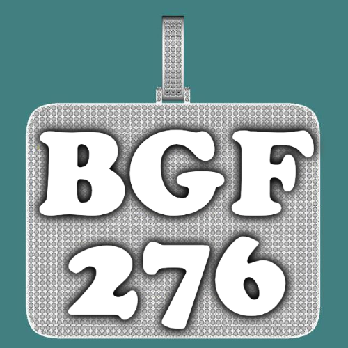 CUSTOM LETTER NECKLACE 3D BIG SQUARE