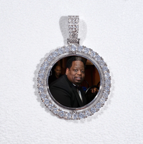3D Spinning 2-Faced Custom Picture Pendant
