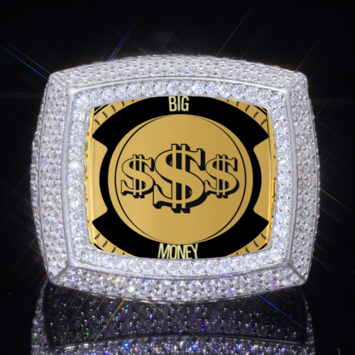 3D CUSTOM PICTURE ICED RING
