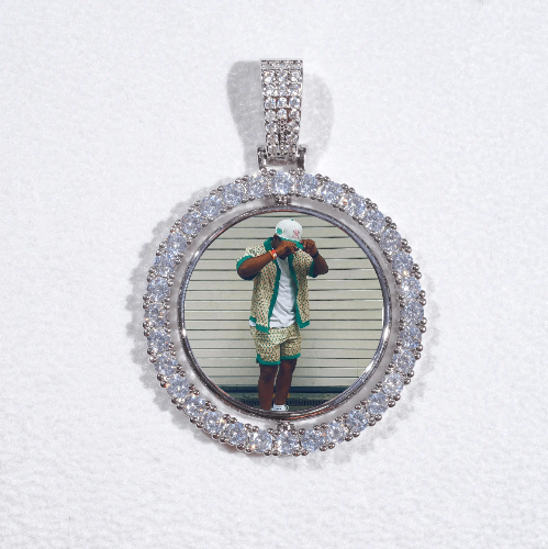 3D Spinning 2-Faced Custom Picture Pendant